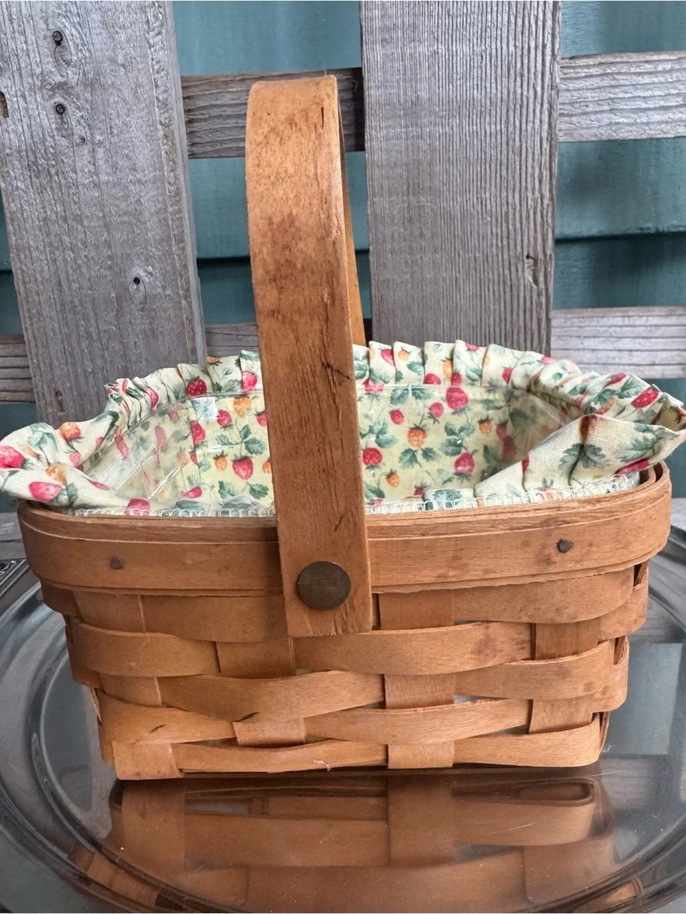 Longaberger 2000 Troy Strawberry Festival Commemorative Basket